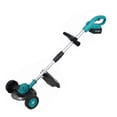 thumbnail image 3 of Cortadora de césped portátil sin escobillas, cortadora de césped eléctrica, cortadora de césped inalámbrica, poste telescópico ajustable con ruedas auxiliares para patios, jardines, parques, 3 of 11