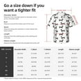 thumbnail image 4 of Picia Dachshund Dog Puppy Gentle Cotton Regular Fit Short Sleeve Casual Hawaiian Shirt for Men-Small, 4 of 9