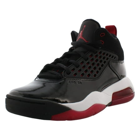 

Jordan Maxin 200 Boys Shoes Size 4.5 Color: Black/Gym Red/White