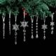 thumbnail image 5 of ShinYu Adornos Colgantes de Copos de Nieve Navideños de Acrílico Transparente. Juego de Adornos de Copos de Nieve para Decorar El Árbol de Navidad y Como Recuerdo de Fiesta., 5 of 7