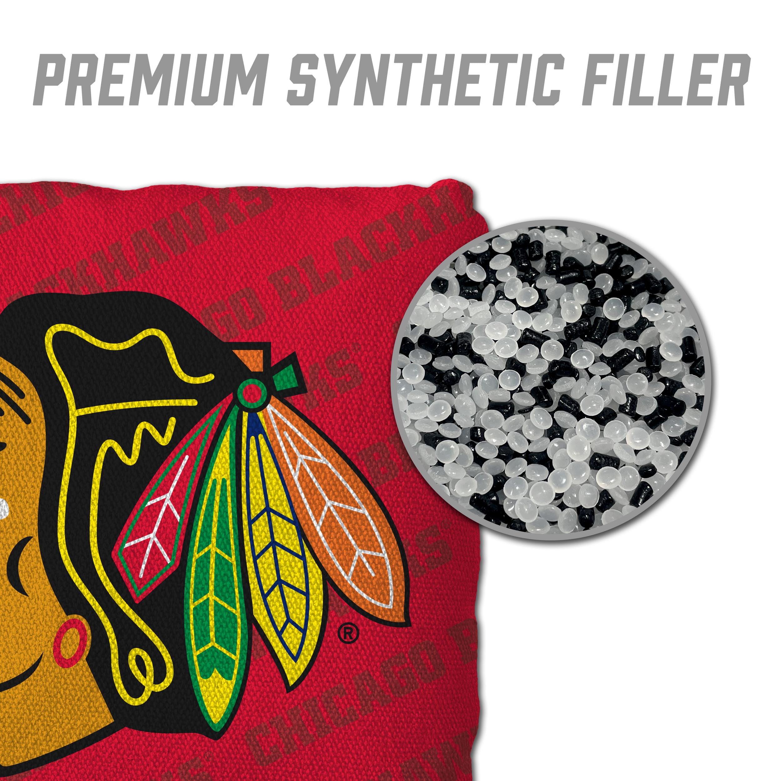 NHL Chicago Blackhawks Cornhole Bags - 4PK - Red