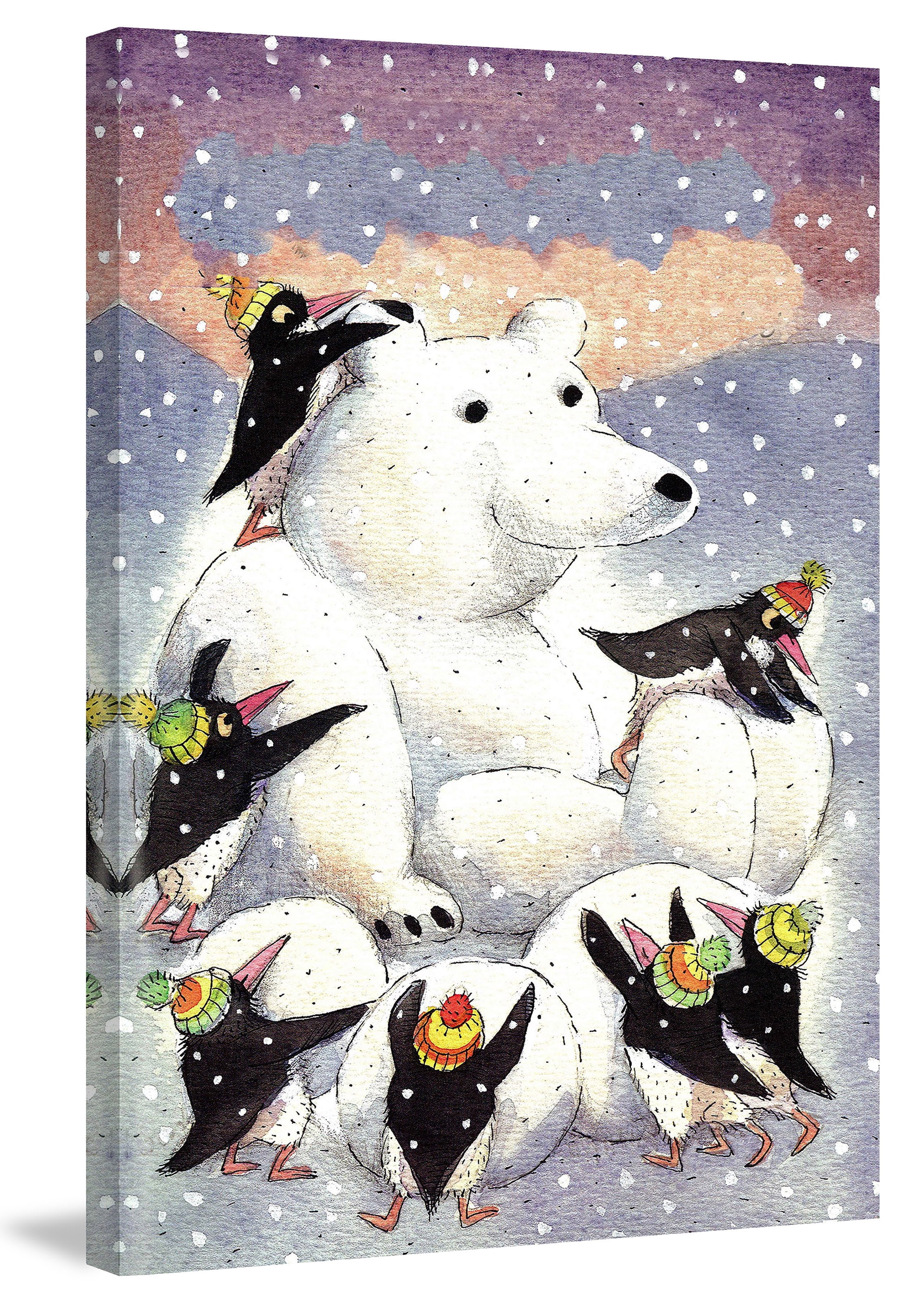"Polar Friends" Painting Print on Canvas