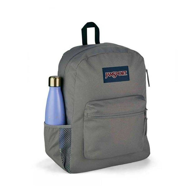 jansport - superbreak deep grey backpack SuperBreak Plus With a padded back panel and shoulder straps Personalized JanSport Backpacks - BBP772