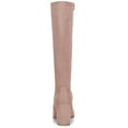 thumbnail image 3 of Unique Bargains Women's Round Toe Block Heel Knee High Boots, 3 of 6