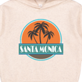 thumbnail image 3 of Inktastic Santa Monica California Travel Toddler Hoodie, 3 of 4