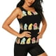 thumbnail image 2 of Fotbe Hello Summer Gnome Blusas Sin Mangas para Mujer – Estilo Casual, Corte Suelto, Slim-Fit, Cuello Redondo Deportivo, Tops de Verano para Gimnasio y Yoga-Large, 2 of 7