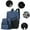 Blue BU, variant on Latrodar Fashion Three-piece Backpack Backpack Male Business Eco-Friendly Material apacity Students Bag Black 18x12 Inch Home Stuff