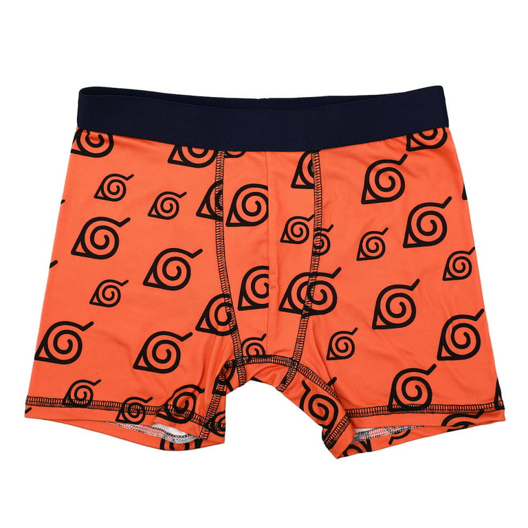 Naruto Shippuden Character Print Multipack Boys Boxer Briefs  Underwear-Size-10