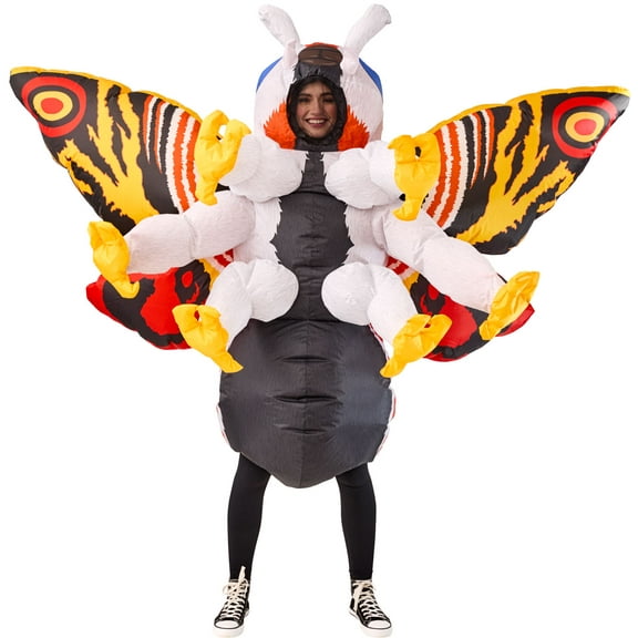 Godzilla Classic Mothra Inflatable Costume for Adults by Rubies, Unisex One Size