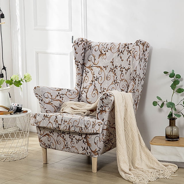 Funda para silla Fundas para sillas de barril elásticas Fundas para sillas de bañera impresas Fundas para sillones Funda para sofá Sofá extraíble Protector de muebles Funda para sillones par