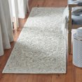 thumbnail image 3 of SAFAVIEH Trace Donna Floral Runner Rug, Ivory/Charcoal, 2'3" x 8', 3 of 10