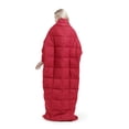 thumbnail image 5 of Madison Park Hadly 62x68" Plush Polyester Wearable Multipurpose Throw - Red, 5 of 10