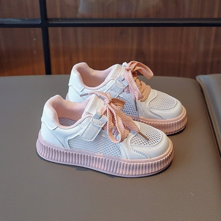 

Toddler Tennis Shoes Boys Kids Hiking Shoes Soft Girls Sneakers Kids Running Shoes Toddler Shoes Warm Toddler Sneakers Children s girls new casual breathable sports shoes Pink 32