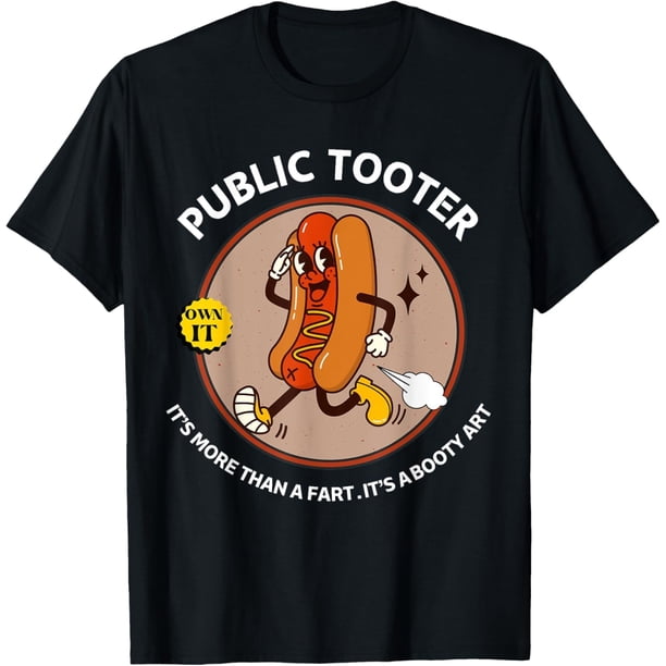 Public Tooter its More Than a Fart 90s Retro - Camiseta embarazosa