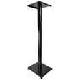 thumbnail image 3 of Pair Rockville RS37B 37" Steel Bookshelf Speaker / Studio Monitor Stands in Black, 3 of 9