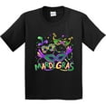 thumbnail image 3 of Inktastic Mardi Gras Masks and Beads Youth T-Shirt, 3 of 5