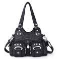 thumbnail image 1 of JM Bolso de mano para mujer, bolso grande multibolsillos de piel sintética suave, bolso mensajero para mujer, bolso de hombro, bolsos para mujer JM, 1 of 5