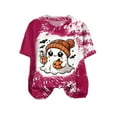 thumbnail image 5 of enyan Tee Pumpkin Graphic Cute Ghost Tops Tee Fall Short Sleeve Tops Oversized Tshirts Teen Aesthetic Clothing Halloween Shirts for Women Funny Hot Pink,XL, 5 of 5