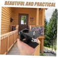 thumbnail image 4 of Woeilo Torch Base Adjustable Deck Clamp Deck Bracket Fixture Porch Clamp Fixer Metal Black, 4 of 5