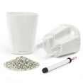 thumbnail image 7 of DELTINI Shiny Taupe High Gloss, Self-watering Small Indoor Planter, H7.5 L5.9 W5.9 in, 7 of 7
