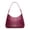 rose red, variant on Genuine cowhide leather women's single-shoulder underarm bag, dumpling-shaped with crocodile pattern, handbag storage pouch