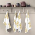 thumbnail image 5 of Kitchen Towels Golden Pineapples Pattern Pattern Cleaning Towel Absorbent Hand Towels Tea Towels for Home Restaurant Dish Clean 28" x 18", 6PCS, 5 of 7