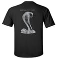 thumbnail image 2 of Fair Game Ford Mustang 50 Years T-Shirt Anniversary Grey Shelby Cobra Snake Silhouette-Black-S, 2 of 5