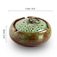 thumbnail image 3 of Qeeadeea Ceramic Ashtray With Lid Windproof, Inside Cigar Ashtrays, Small Decorative Ashtray For Cigarettes Outdoor -green-10x10x9cm, 3 of 7