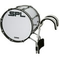 thumbnail image 2 of Sound Percussion Labs Birch Marching Bass Drum with Carrier - White 18 x 14 in., 2 of 3