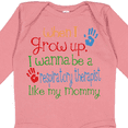 thumbnail image 4 of Inktastic Respiratory Therapist Like Mommy Boys or Girls Long Sleeve Baby Bodysuit, 4 of 5