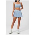 thumbnail image 2 of PISONIC 2 Piece Tennis Dresses for Women High Waisted Pleated Skirt Sets Workout Sports Bra Golf Outfits, 2 of 7