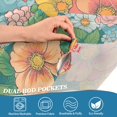 thumbnail image 4 of Yayeee Kitchen Valance Rod Pocket 54" x 18" Living Room Window Curtain, Floral Pattern, 4 of 6