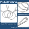 thumbnail image 3 of 15 Pcs Fuel Line Hose Tubing Spring Clips 7mm Water Pipe Spring Clip Clamps for Motorcycle Scooter ATV, 3 of 6