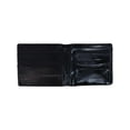 thumbnail image 2 of CTM  Eel Skin Leather Bifold Wallet with Coin Pouch (Men), 2 of 4