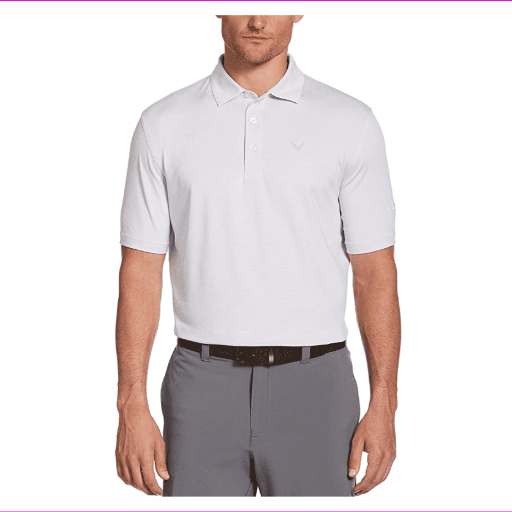 callaway white golf shirt