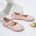 thumbnail image 6 of Big Girls Dress Shoes Mary Jane Low Shoes Ballerinas Princess Shoes Wedding Shoes Flat Shoes Weddings Birthday Parties Campus for Kids Size 8-9T, 6 of 7