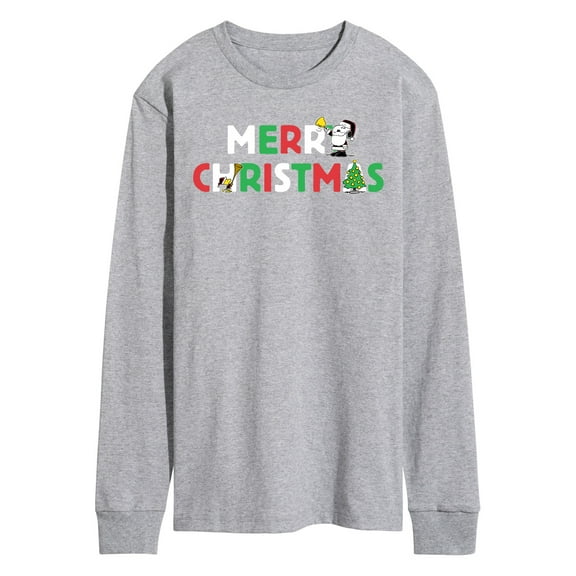 Peanuts - Merry Christmas Snoopy - Men's Long Sleeve T-Shirt