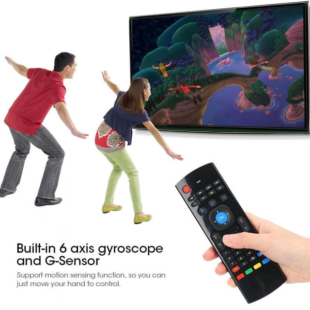 Remote Control, Simple Operation Stable Performance Full Keyboard Input Motion Sensing Remote For Projector