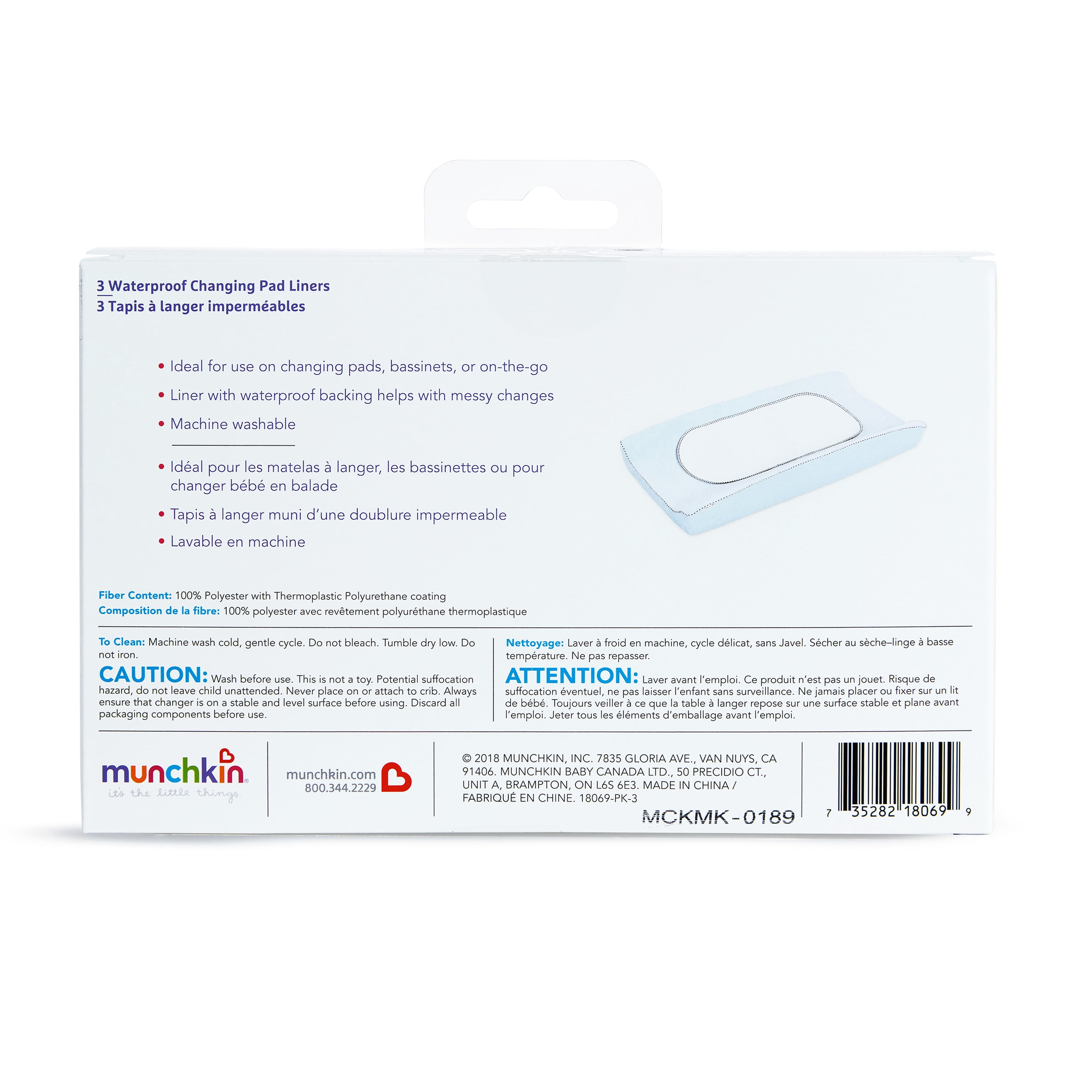 munchkin go pad nappy changer