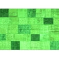 thumbnail image 1 of Ahgly Company Indoor Rectangle Patchwork Green Transitional Area Rugs, 7' x 10', 1 of 1
