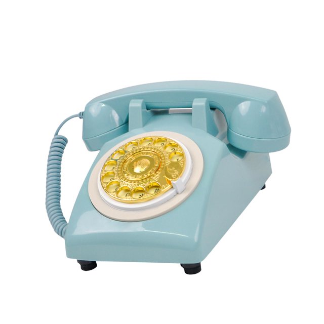 Bendición de teléfono retro Fonógrafo grabación Teléfono de invitado Teléfono de camarilla de campo antiguo para la sala de estar en el interior de