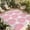 Pink, variant on Orange Dahlia Outdoor Rug for Patio/Deck/Porch, Non-Slip Large Area Rug 3 x 5 Ft, Farmhouse Abstract Gray Floral Flowers Indoor Outdoor Rugs Washable Area Rugs, Reversible Camping Rug Carpet Runner