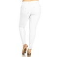 thumbnail image 3 of Women's Plus Size Full-Length Solid Jeggings, 3 of 4