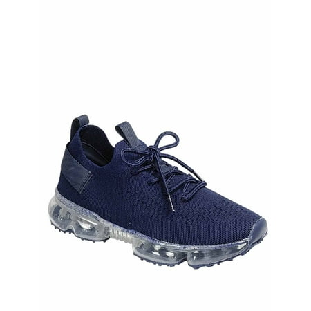 

Flow-19 Stretch Elastic Mesh Lace Up Rubber Air Bubble Cushion Fashion Sneaker