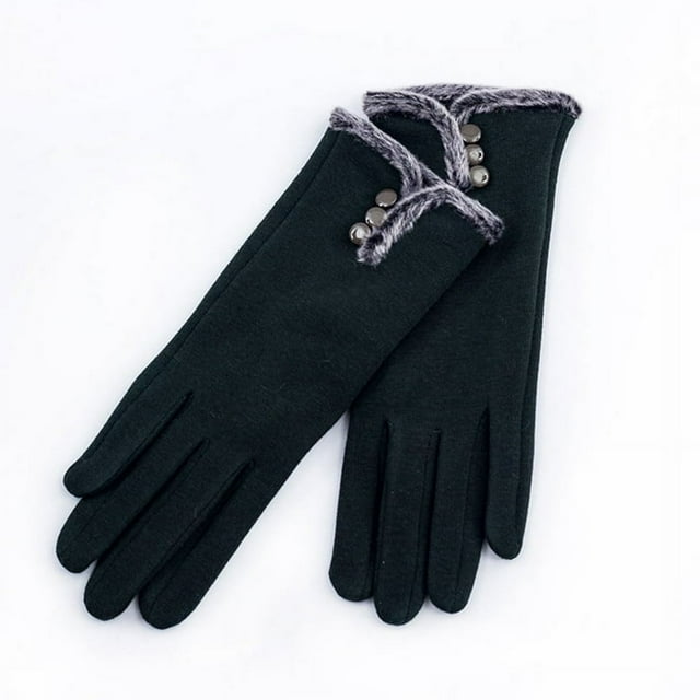 Womens Winter Warm Gloves With Sensitive Touch Screen Texting Fingers Fleece Lined Windproof Gloves