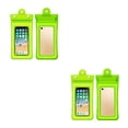 thumbnail image 2 of bedienty PVC Phone Waterproof Bag 3-layer Sealed Universal Solid Screen Replacement Drifting Beach Pouch Accessories Green 2Set, 2 of 6