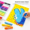 thumbnail image 5 of Tempera Paint Sticks, 32 Colors Solid Tempera Paint for Kids, Super Quick Drying, Works Great on Paper Wood Glass Ceramic Canvas, 5 of 8