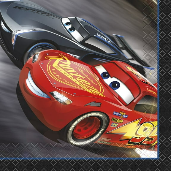 Disney Cars III Luncheon Napkins [16 Napkins]