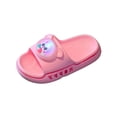 thumbnail image 2 of SROBPTY Toddler Girls Sandals Light Up Soft Sole Summer Open Toe Flat Shoes for Daily Wear, 2 of 4