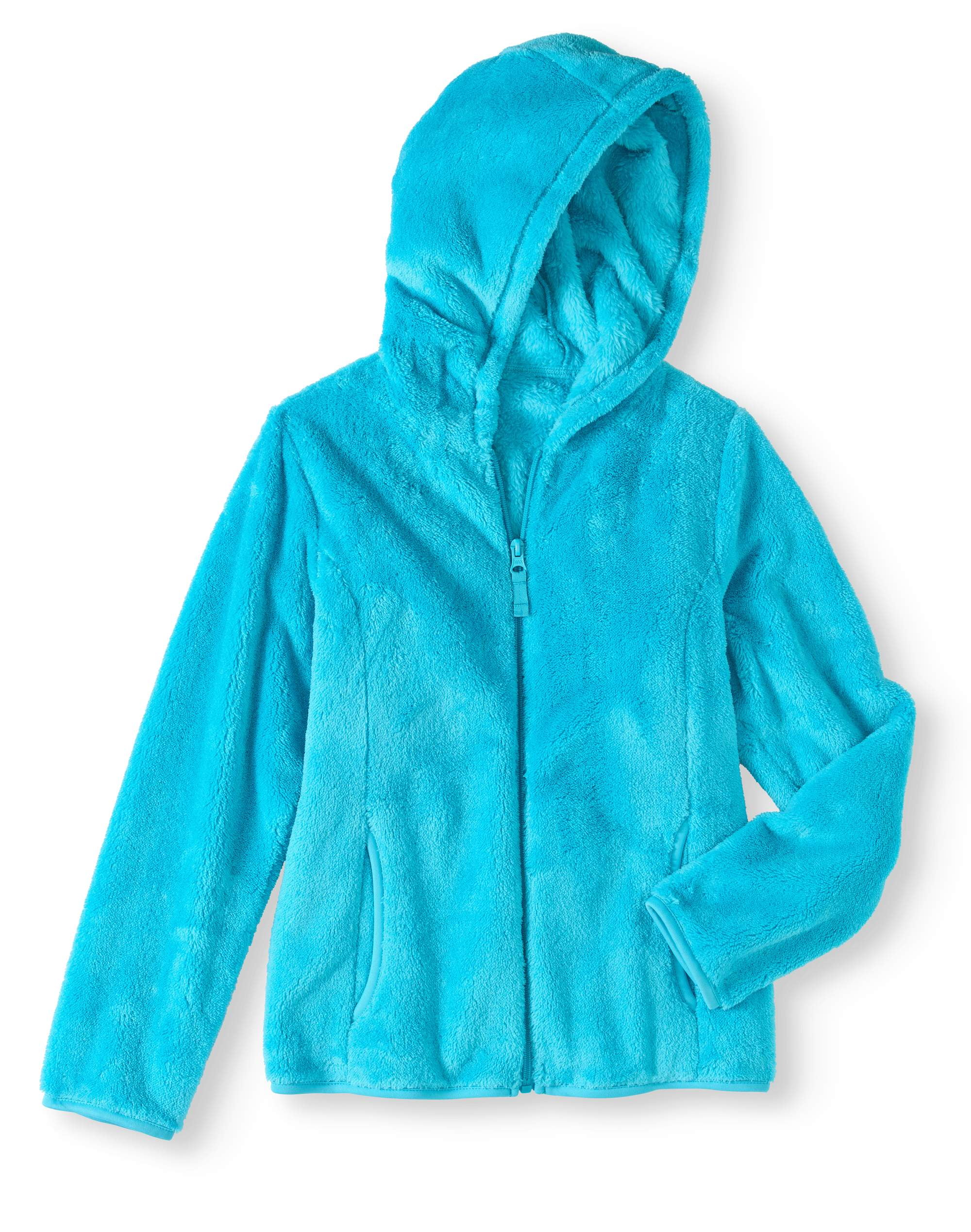 Girls' Plush Hoodie (Little Girls & Big Girls) - Walmart.com